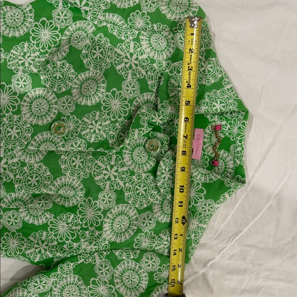Lilly Pulitzer Kiera Coat Green Bean Day Dreamer Jacquard Jacket S - Picture 6 of 8
